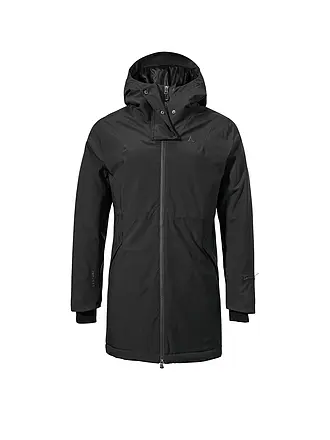 SCHÖFFEL | Parka invernale da donna Crivat 2L con cappuccio | schwarz